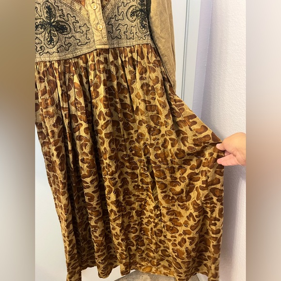 M.P.H. Vintage XL Boho Dress! Rare! PTP 19/No Stretch! (RSB) - Picture 4 of 5